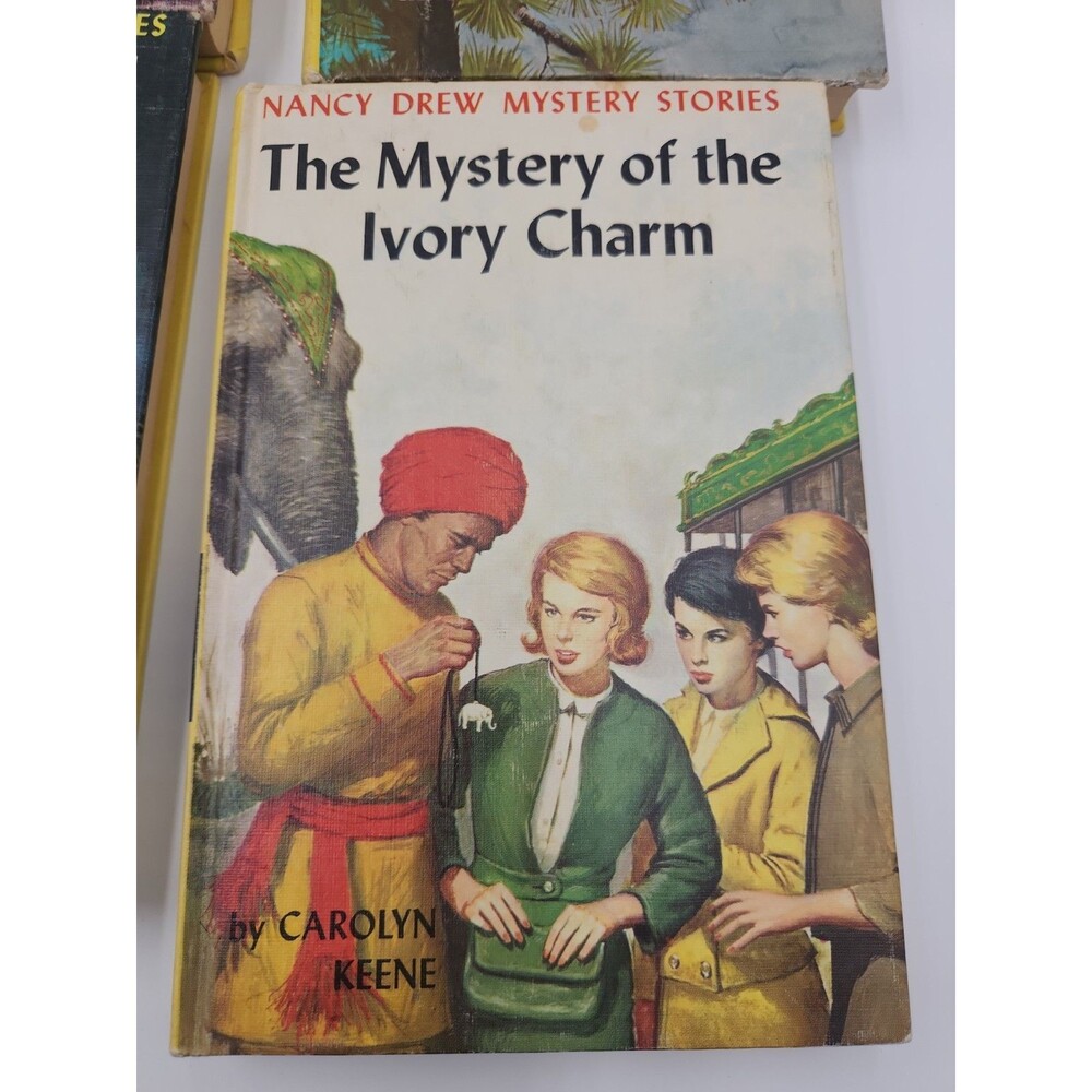 6 Vintage Yellow Cover Nancy Drew Mystery Series Hardcover Books Carolyn Keene - Picture 4 of 7